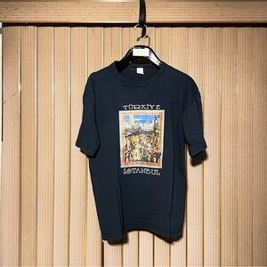 Navy Blue Istanbul Türkiye 100% Cotton T Shirt Men’s Size XXL